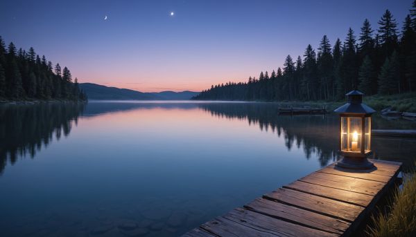 S endormir au rythme clapotis des vagues douces du lac